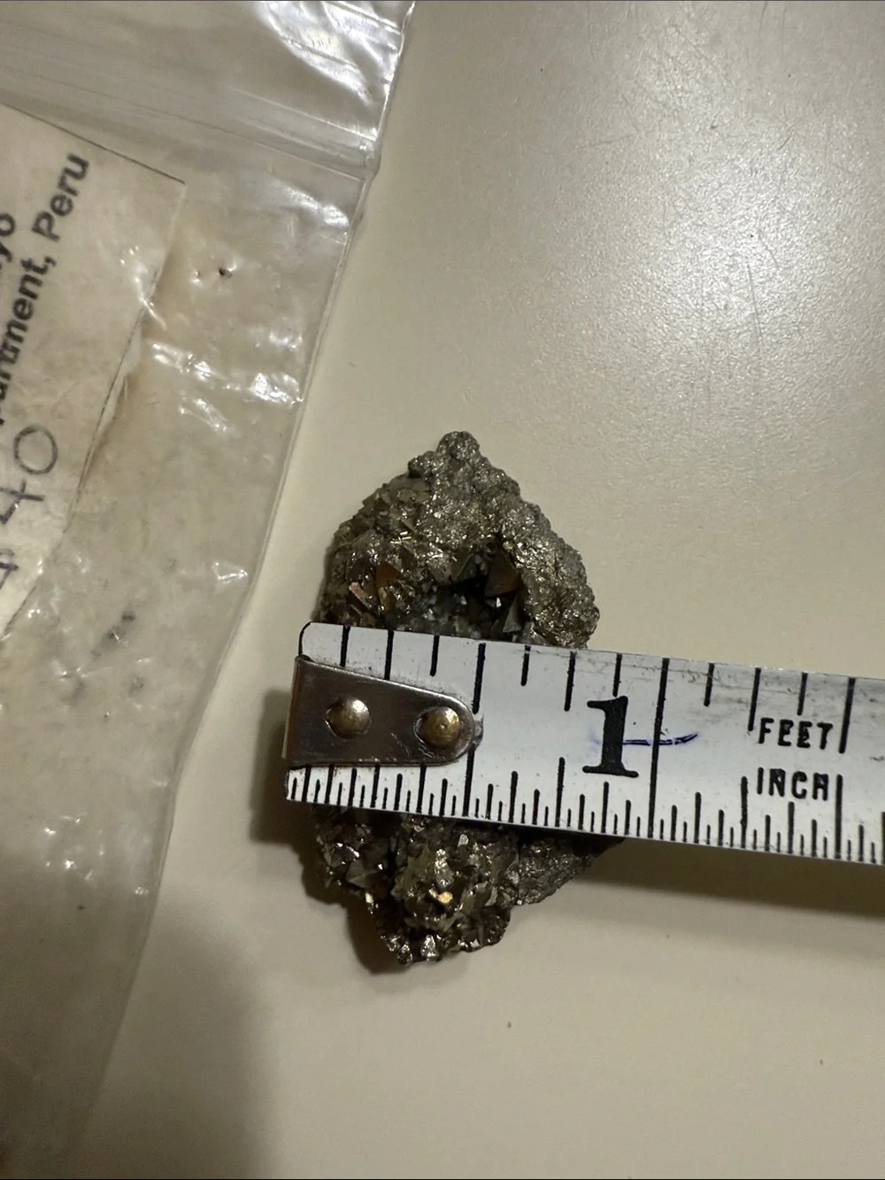 Pyrite Cluster Decorative Stone - Silver